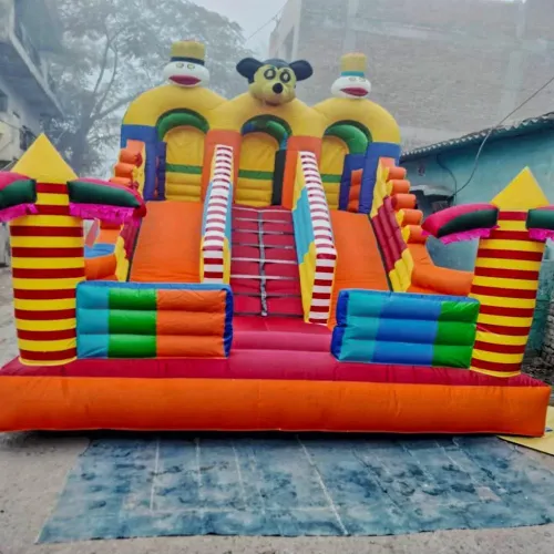 Bouncy Inflatable Slide 18x26, 3 Slides Manufacturers in Poonch
