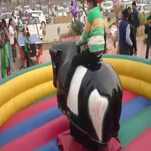 FRP Mechanical Bull Ride, For Amusement Park, 70 Kgs Manufacturers in Datia