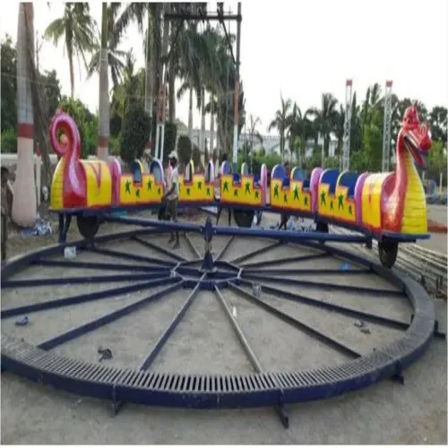 FRP Round Dragon Caterpillar Amusement Family Rides, Capacity: 20 Person Manufacturers in Krishnanagar