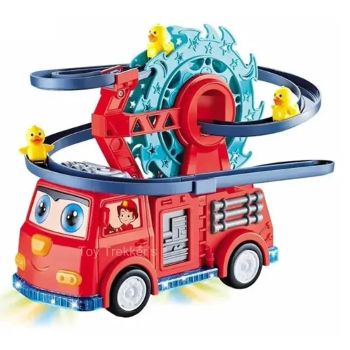 Loty Store 2 in 1 Fire Engine Slide Toys Set Duck Slide Toy Manufacturers in Angul