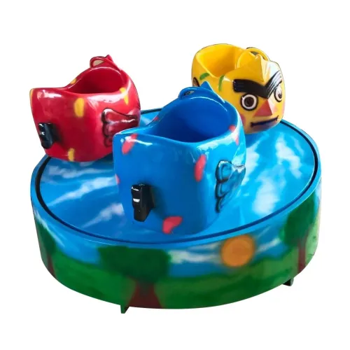 Multicolor Round FRP Angry Bird Amusement Ride, Capacity: 3 Seater Manufacturers in Budge Budge