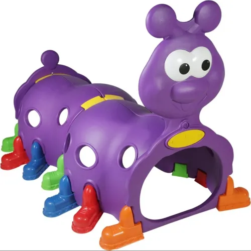 Purple Hdpe Plastic SS203 Kids Caterpillar Tunnel, 5-10 Years, 59X37x47 Inch Manufacturers in Pushkar