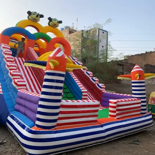 SRF Dream House Shape Bouncy Castle Manufacturers in Vapi